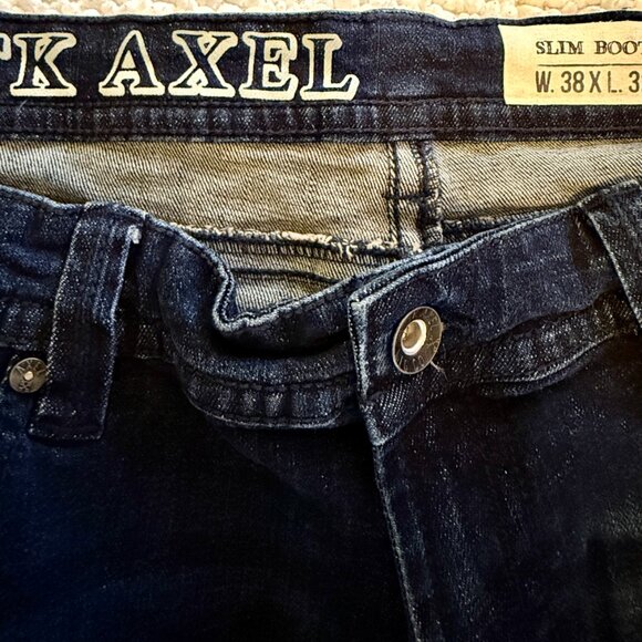 COPY - TK Axel Menβs Slim Bootcut Jeans β Size 38x32 - Picture 3 of 5